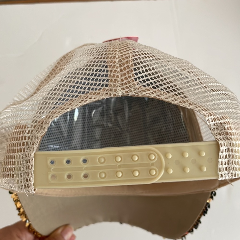 New Orleans Saints black and gold sequins hat - Picture 6 of 7